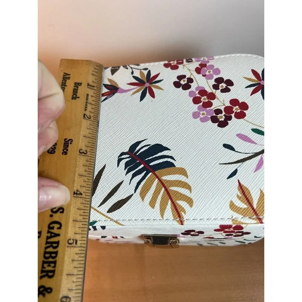 Floral Jewelry Box 6x4x2.5” Unbranded